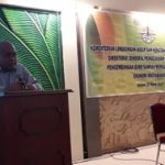 Anggota Komisi VII DPR RI, Taslim Azis Saat Memberikan Sambutan Dalam Sosialisasi pengembangan bank sampah mendukung srikulasi ekonomi masyarakat yang diselenggarakan oleh Direktorat Jenderal Pengelolaan Sampah PSLB3, Kementerian Lingkungan Hidup di Manise Hotel, Rabu (27/3)