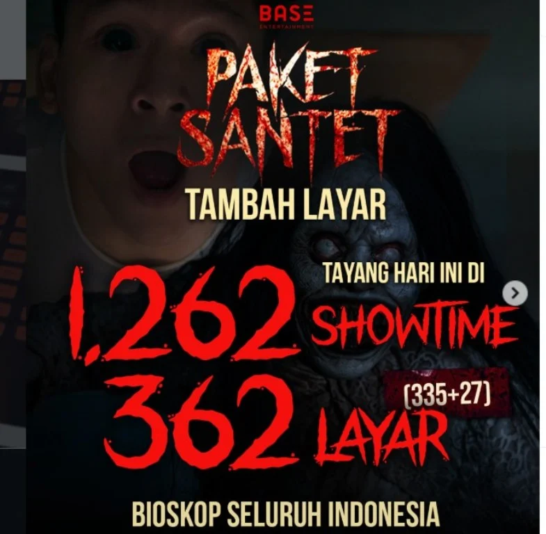 Paket Santet Pimpin Film Indonesia dengan Penonton Terbanyak di Hari Pertama