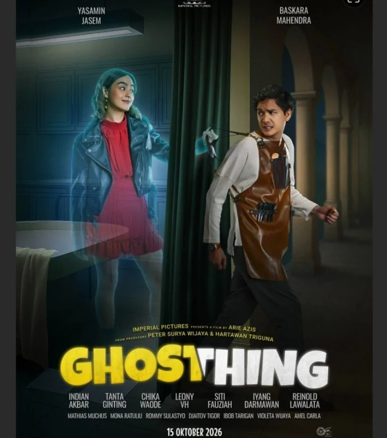 Baskara Mahendra Jadi Perias Jenazah dalam Film Komedi Horor GHOSTHING