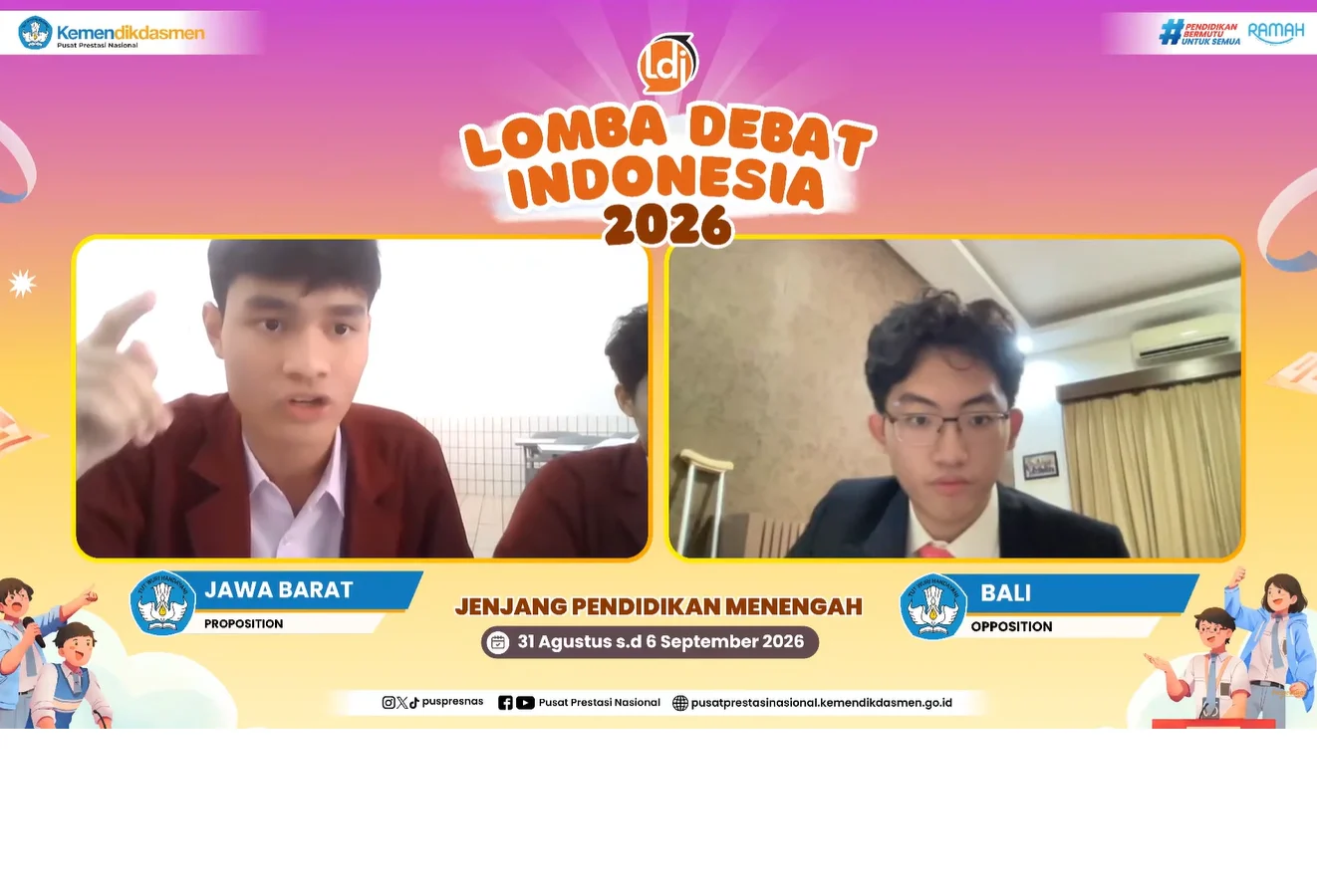 Profil Tim Bali yang Menjadi Champion LDI Bahasa Inggris 2026