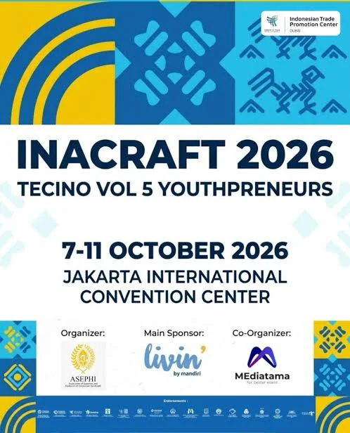 INACRAFT October 2026 Hadirkan Kriya Lokal Berbasis Teknologi dan Kreativitas Anak Muda