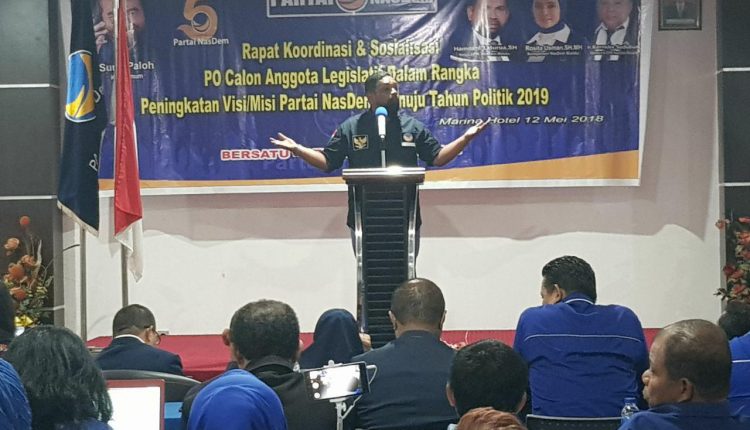 Rakorwil dan Sosialisasi PO Caleg Menuju Tahun Politik 2019